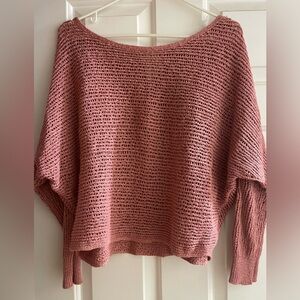 Women's Pink Knit Sweater
